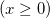 \left( x\geq 0\right)