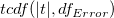 tcdf(|t|,df_{Error})