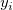 y_{i}