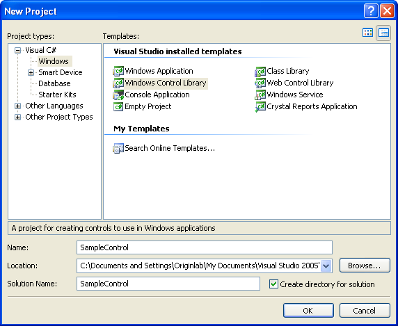 Ocguide externaldll csharp2 newproject.png