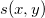 s(x,y)\!