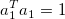 a_1^Ta_1=1