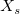 X_s\ 