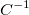 C^{-1}
